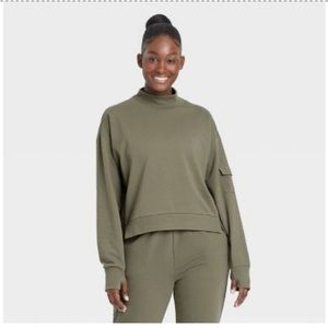 All in motion French Terry Sweatshirt Moss Green
